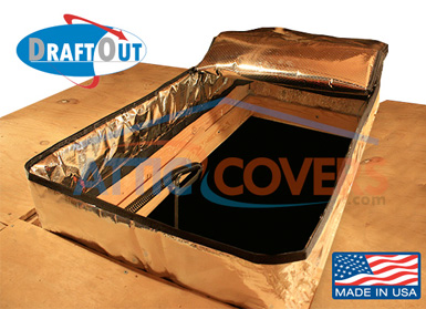 Draft Out Attic Door Insulation Cover